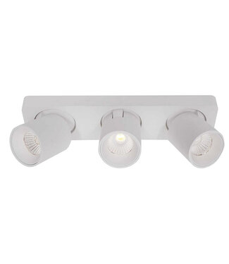 Artdelight Design Deckenleuchte 3-flammig Weiß inkl. LED
