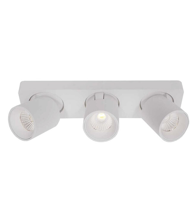 Design Plafondlamp 3-lichts Wit incl. LED - Artdelight Laguna