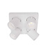 Design Plafondlamp 4-lichts Wit incl. LED - Artdelight Laguna