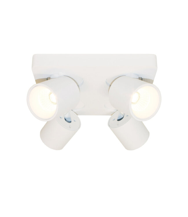 Design Plafondlamp 4-lichts Wit incl. LED - Artdelight Laguna