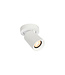 Industriële Ronde Plafondlamp 1-lichts Wit - Artdelight Megano