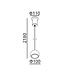 Design Hanglamp Warm Goud incl. LED - Artdelight Miami