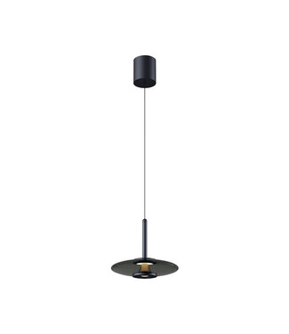 Artdelight Moderne Design Hanglamp Zwart incl. LED