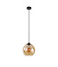 Round Glass Pendant Light Ø25cm Amber - Artdelight Marino