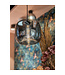 Glass Design Pendant Light Ø24cm Chrome - Artdelight Preston