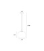 Glass Design Pendant Light Ø24cm Chrome - Artdelight Preston