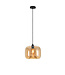 Glas Design Pendelleuchte Ø28cm Bernstein - Artdelight Preston