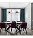 Design Hanglamp Ø20cm Goud/Transparant - Artdelight Rosario