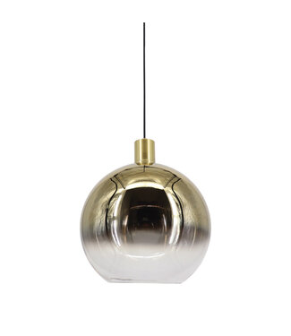 Artdelight Design Pendant Light Ø20cm Gold/Transparent