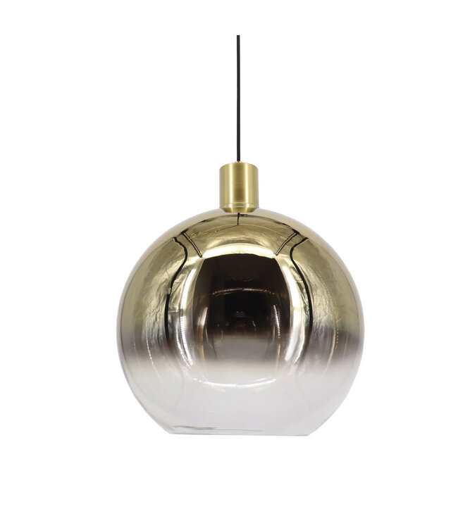 Design Hanglamp Ø30cm Goud/Transparant - Artdelight Rosario
