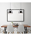 Design Hanglamp Ø30cm Chroom/Transparant - Artdelight Rosario