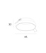 Modern Round Recessed Downlight Champagne - Artdelight Malmo