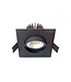 Square LED Recessed Downlight Adjustable Black - Artdelight Venice DL2608
