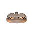Round Recessed Downlight 2-light Champagne - Artdelight Rex
