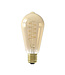 Dimbare E27 Lichtbron Goud Rustiek | 3,8 Watt | 250lm | 2100 Kelvin - Calex