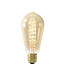 Dimbare E27 Lichtbron Goud Rustiek | 3,8 Watt | 250lm | 2100 Kelvin - Calex