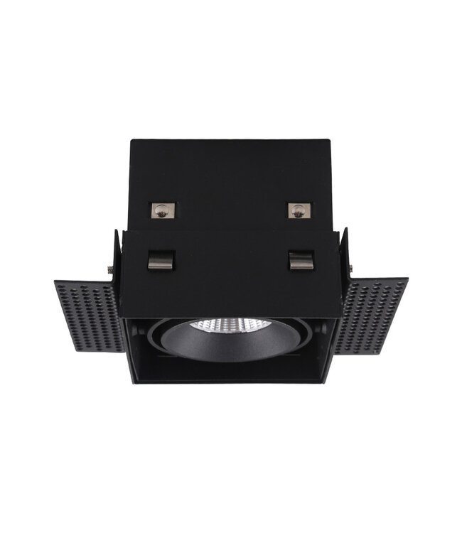 Trimless Inbouwspot 1-lichts Zwart - Artdelight Trofa