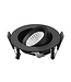 Ronde LED Inbouwspot met Dim to Warm Zwart - Artdelight Special