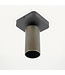 Industrielle Deckenleuchte 1-flammig Schwarz/Bronze- HELDR! Ivy