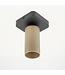 Industriële Plafondlamp 1-lichts Zwart/Champagne - HELDR! Ivy