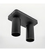 Industriële Plafondlamp 2-lichts Zwart - HELDR! Ivy