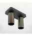 Industrial Ceiling Light 2-light Black/Bronze - HELDR! Ivy