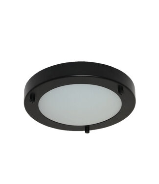 Artdelight Ronde LED Plafonnière Zwart