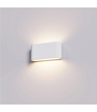 Artdelight Moderne Wandlamp van Gips Wit