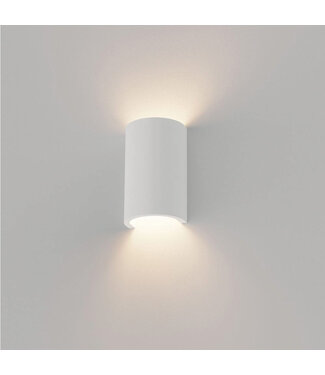 Artdelight Moderne Wandlamp van Gips Wit