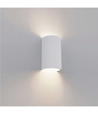 Artdelight Moderne Wandlamp van Gips Wit