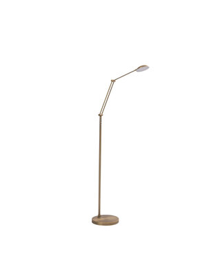 Artdelight Moderne Bronzen Vloerlamp met LED