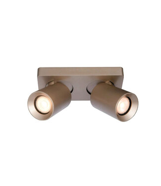 Artdelight Moderne Plafondlamp 2-lichts Champagne