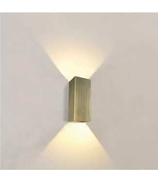Artdelight Moderne Antiek Bronzen Wandlamp XL