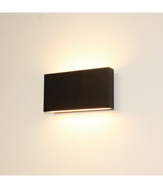 Artdelight Moderne Design Wandlamp Zwart incl. LED