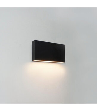 Artdelight Design 1-lichts Wandlamp Zwart incl. LED