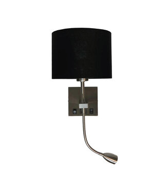 Artdelight Aluminium Wandlamp met LED Leeslamp en USB