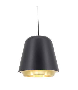 Artdelight 1-lichts Design Hanglamp Zwart/Goud