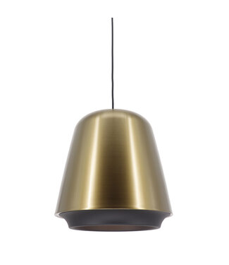 Artdelight 1-lichts Design Hanglamp Brons/Zwart