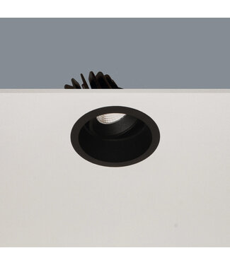 Artdelight Kantelbare LED Inbouwspot Rond Zwart