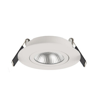 Artdelight Badkamer Inbouwspot Rond Wit incl. LED