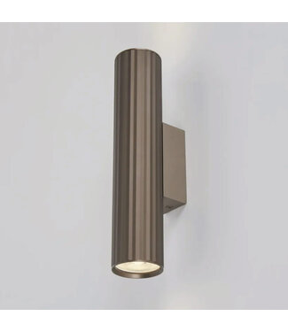 Lighting Collection Moderne 2-lichts Design Wandlamp Brons