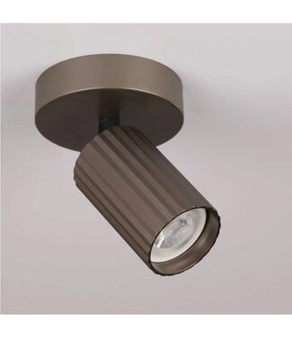 Lighting Collection Moderne Design Spot 1-lichts Brons