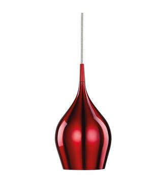 Searchlight Industriële 1-lichts Design Hanglamp Ø12cm Rood