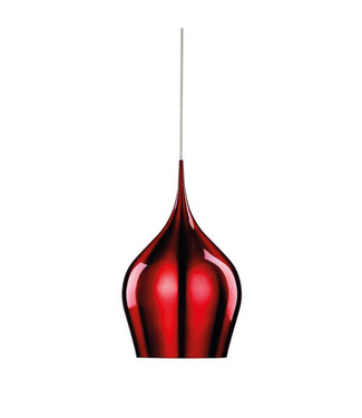 Searchlight Industriële 1-lichts Design Hanglamp Ø26cm Rood