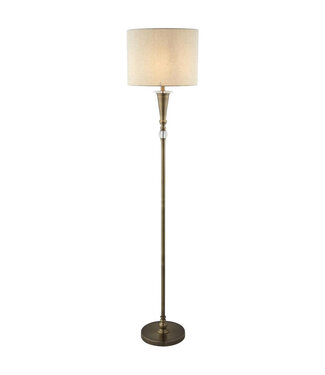 Searchlight Landelijke Vloerlamp met E27 fitting Brons