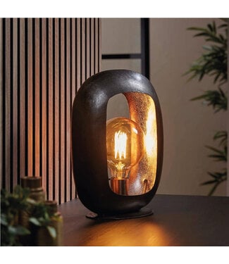 HELDR! Moderne Industriële Tafellamp Large Zwart