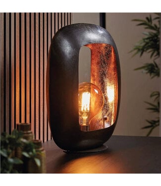 HELDR! Moderne Industriële Tafellamp XL Zwart