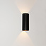 Ronde LED Wandlamp Zwart | Artdelight Brody 2
