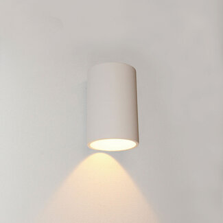 Artdelight Ronde LED Wandlamp 1-lichts Wit | Artdelight Brody 1