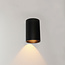 Ronde LED Wandlamp 1-lichts Zwart | Artdelight Brody 1
